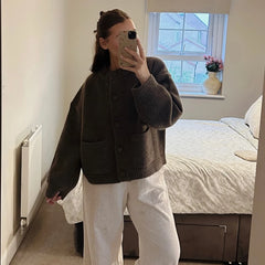 O-Neck Knit Cardigan