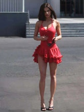 Halter Backless Mini Dress