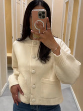 O-Neck Solid Knit Cardigan