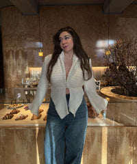 Hollow Out Knit Cardigan