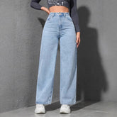 High Waist Wide Leg Jeans