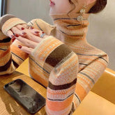 Slim Striped Knit Sweater