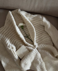 Hollow Out Knit Cardigan