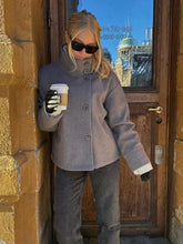 Turn-Down Collar Jacket