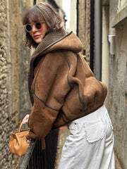 Hooded Bomber Jacket