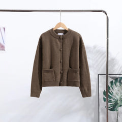 O-Neck Knit Cardigan