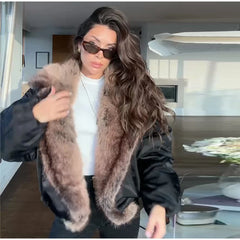 PU Leather Short Jacket