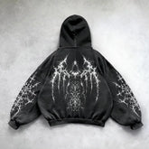 Solid Color Punk Hoodie