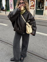 Lapel Full Sleeve Zipper Jacket