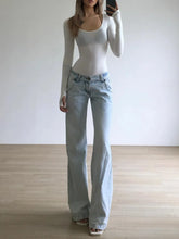 Low Waist Wide Leg Jeans