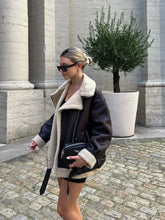 Faux Fur Winter Moto Jacket