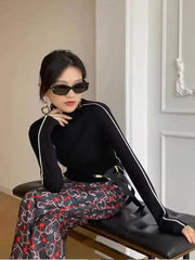 Slim Turtleneck Knit Sweater