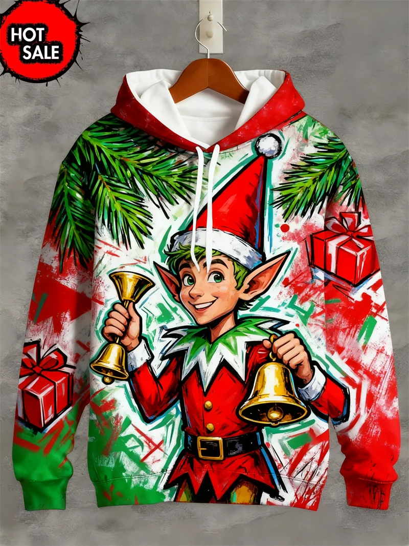 3D Print Christmas Animal Hoodie