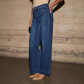 High Waist Wide Leg Jeans