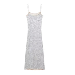 Sequin Slip Sleeveless Dress