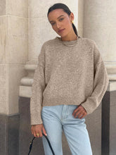 O-Neck Oversized Knit Sweater
