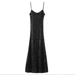 Sequin Slip Sleeveless Dress