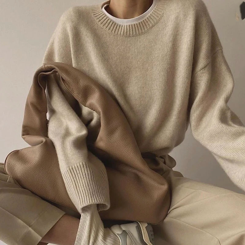 Hirsionsan Autumn Winter Cashmere Sweater