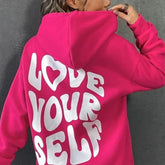 Drop Shoulder Fleece Hoodie