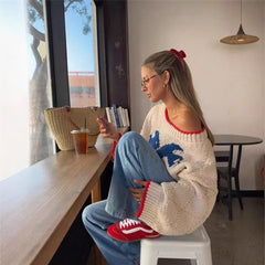 Y2K Turtleneck Crop Sweater