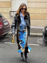 High Waist Zipper Pencil Skirt