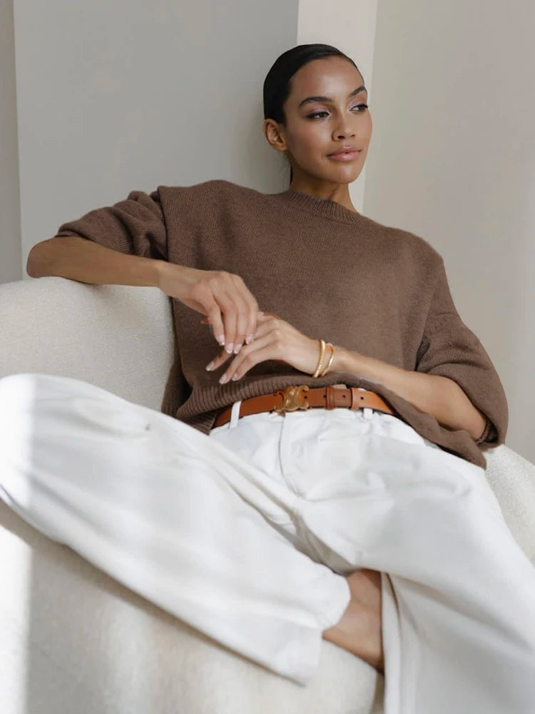 Hirsionsan Autumn Winter Cashmere Sweater