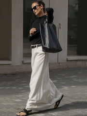 Formal Solid H-Line Skirt