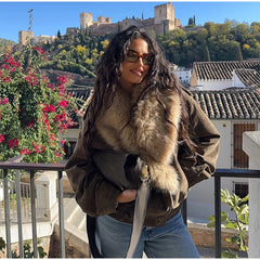 PU Leather Short Jacket