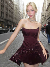 Strapless Sequin Bodycon Mini Dress