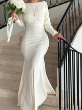 O-Neck Backless Mermaid Dress