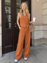 Cotton & Linen Pants Set