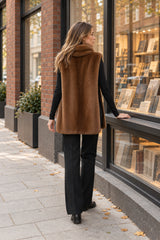 Thicken Warm Sleeveless Vest Coat