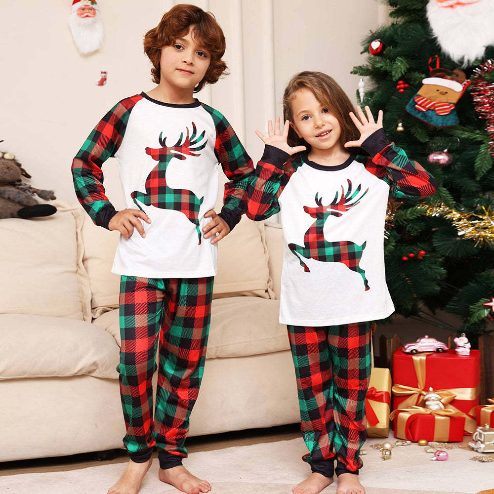 Christmas Plaid Matching Family Pajamas