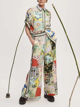 Vintage Patchwork Print Shirt