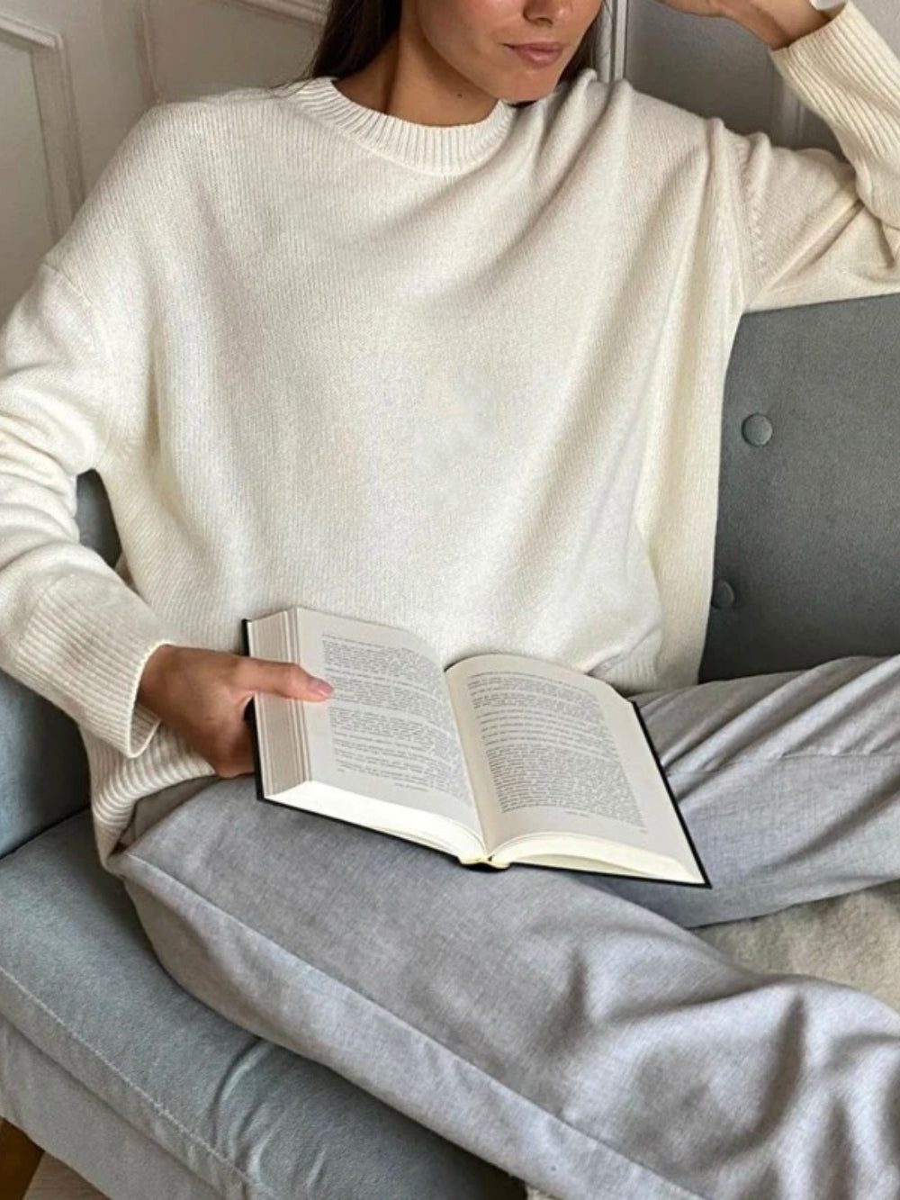 Hirsionsan Autumn Winter Cashmere Sweater