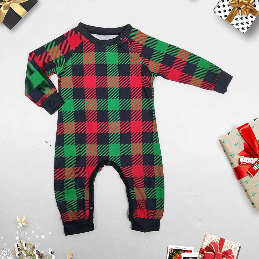 Christmas Plaid Matching Family Pajamas