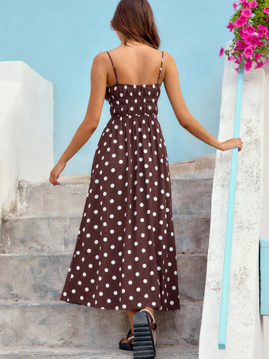 French Resort Style Strappy Dress