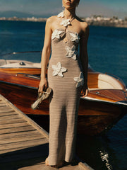 Sexy Floral Crochet Cami Dress