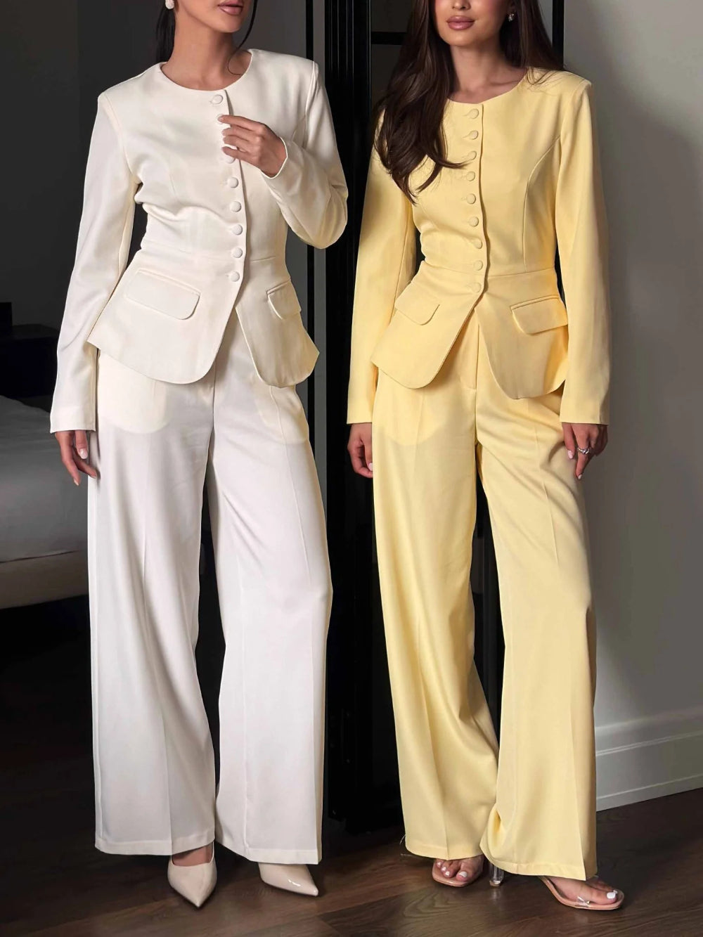 Chic Slim Flap Suit Jacket
