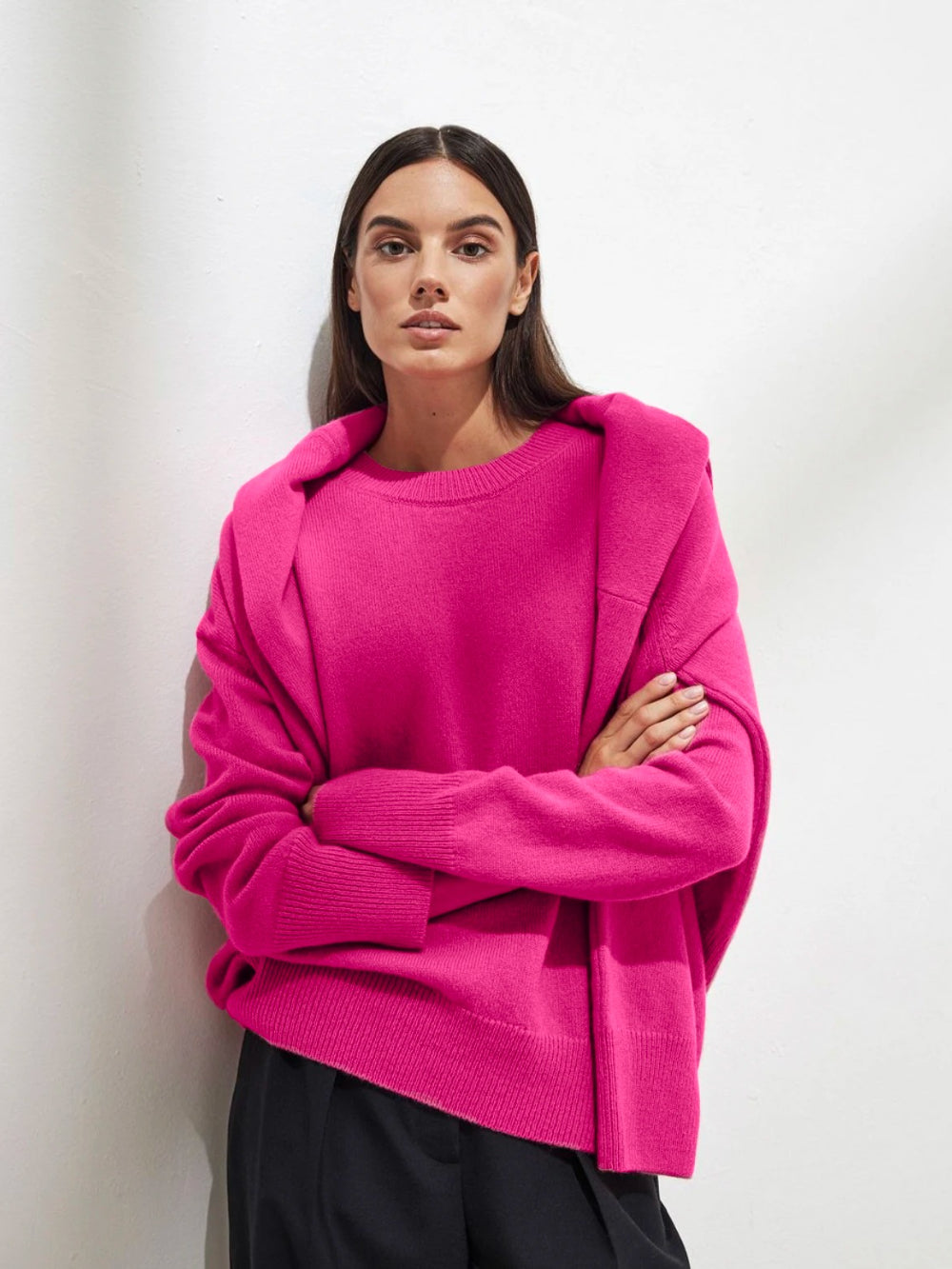 Hirsionsan Autumn Winter Cashmere Sweater