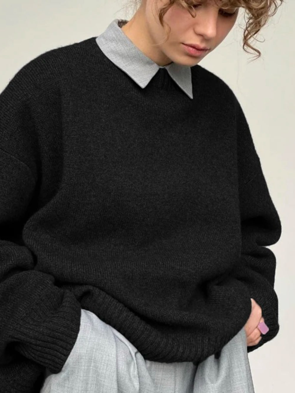Hirsionsan Autumn Winter Cashmere Sweater