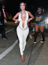 Summer Milk Fiber Backless Slim Ankle-Length Jumpsuit