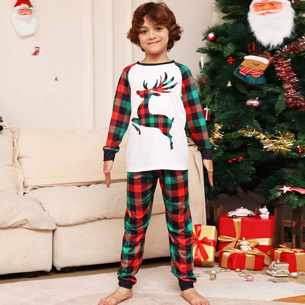 Christmas Plaid Matching Family Pajamas