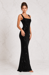 Sequin Rhinestone Bodycon Party Dress