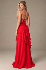 Sexy Solid Backless Spaghetti Strap Maxi Vacation Dress
