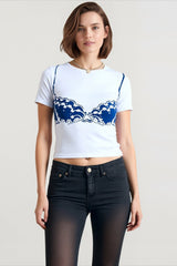 Lingerie Graphic Slim T-shirts