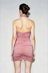 Summer Halter Cross Night Club Dress
