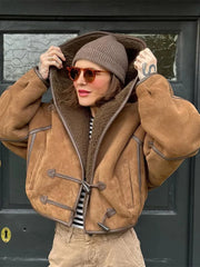 Hooded Bomber Jacket