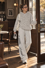 Leopard Print Pullover Street Hoodie