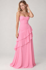 Sexy Solid Backless Spaghetti Strap Maxi Vacation Dress